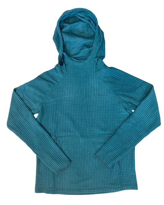 grid fleece hoodie for kids 